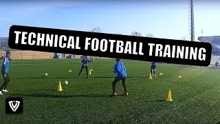 Technical Football training | Soccer Drill | U11 U12 U13 U14 | Club Brugge Academy