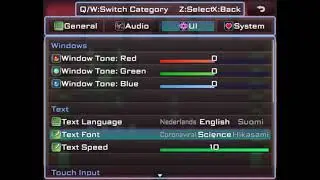 Joe Row: Rowing Against Death UI Font Style Selection
