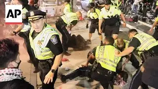 Boston police arrest 13 Pro-Palestinian protesters after clashes