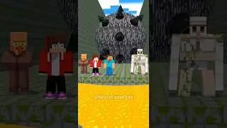 Steve and Mickey away form LAVA trap💀 #minecraft #stevecomeback #minecraftanimation #animation
