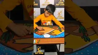 #ovmartzone#studentwork#oilpastel#landscape#royapethadrawingclass#youtubeshorts#Nithran#2ndstd