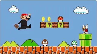 Все секретки в Super Mario Bros. Часть 1. Миры 1-1, 1-2, 1-3, 1-4.