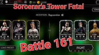 Fatal Sorcerer's Tower Battle 161 | Longest and Difficult Battle #mortalkombat