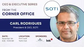 November 5, 2024 | FTCO with Carl Rodrigues, President & CEO at SOTI | MBOT Events