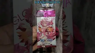 Bought a booster box of WIXOSS Glowing Diva, and I opened the first pack. #WIXOSS