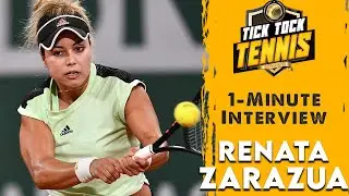 1-Minute Interview | Renata Zarazua | Tick Tock Tennis