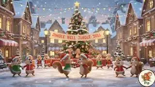 Country Style Christmas Dance! Pure Energy! #Pip_Cartoon