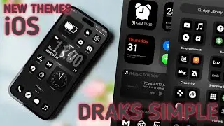 Tema iOS 16 Draks Mod Simple Elegant - Untuk Semua Android🔥