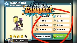How I upgraded Repair Bot to 4 stars in Tower Conquest