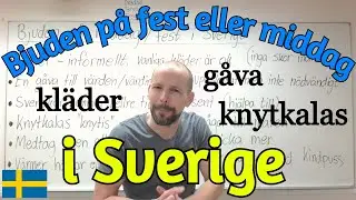 Bjuden på fest eller middag (Bra att veta) SFI
