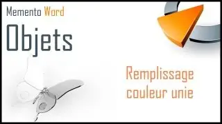 Remplir une forme avec une couleur unie dans Word - Formation Word
