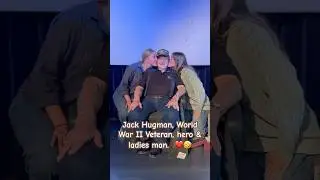 Jack Hugman, World War II Veteran, hero & ladies man. ❤️🤣 #greatestgeneration