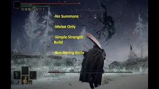 Death Rite Bird Boss Fight - Elden Ring (Solo, Melee Only)