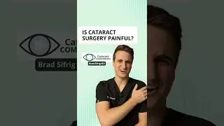 Is cataract surgery painful? #cataract #cataractsurgery