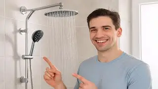 Best Rain Shower Head Combo | Veken Dual Shower Review (6 Modes + Extension Arm) | SEE IT IN ACTION