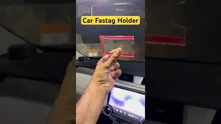 Car Fastag Holder #fastag #newpost #tribercar #carmodifications #shorts