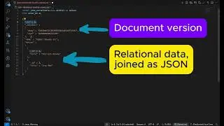 Learn how use relational JSON documents with your data