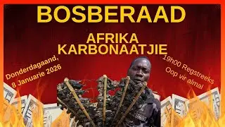 Bosberaad, Donderdagaand, 8 Januarie 2026.  Afrika Mix-grill.