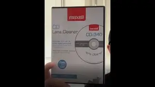 Maxell CD Lens Cleaner, this may help on your error 1 message on the CD players or DVD players