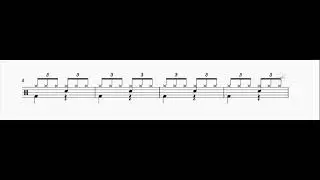 Alternating Timing Ex1 (180bpm) - drumset