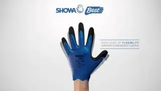 Screwfix - Showa 306 Fully-Coated Latex Grip Gloves