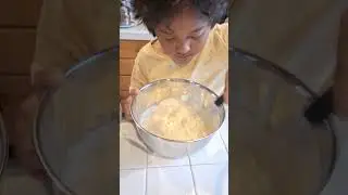 Pancakes!#viral #food #baking #littlechef #kidchef #recipe #pancakes #shorts