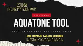 Subdomain takeover vulnerability with Aquatone | Install Aquatone in Kali Linux #Bugbounty #hacking