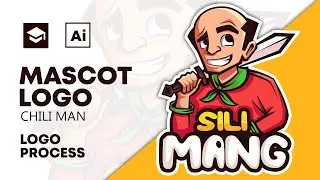 The Mascot Logo Design Process from start to finish #1 | SpeedArt