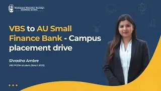 VBS Placement Series- Shradha Ambre | Skills that helped to excel in the field of management