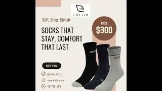 Soft. Snug. Stylish || Ehlor || Bamboo Socks