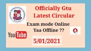 Gtu circular today 2020/Gtu winter 2020 exam/ Gtu exam news today/ Gtu latest news
