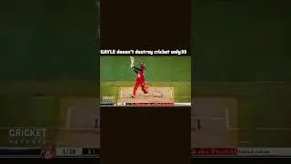 &ldquo;Gayle doesn&rsquo;t just play cricket 😳🔥&rdquo;#gayle#cricketshorts