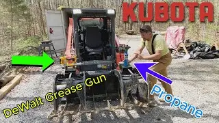 How to unclog a grease ZERK that isn't flowing  Kubota or Land Pride - zerk fittings are similar