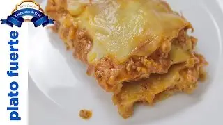 Deliciosa lasaña de carne y queso 💜💜💜 Las Recetas de Rosy