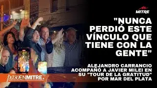 Alejandro Carrancio acompa&ntilde;&oacute; a Javier Milei en su 