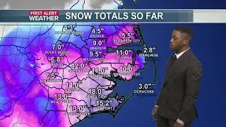 The biggest widespread snowfall since the late 1980s
