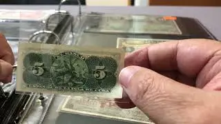 Billetes Del banco espa&ntilde;ol de la isla de Cuba.￼