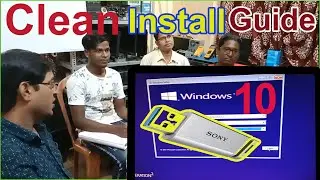 How to Install Windows 10 from USB. Windows 10 Installation Step by Step 2024 Bangla