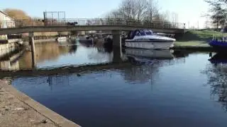 The Great Ouse and marina at Ely.