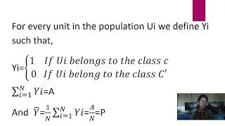Simple random sampling Attribute