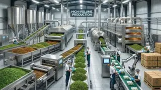 Inside a Modern Tea Factory: From Tea Leaves to Boxed Tea Bags (Full Process)