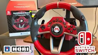 [4K] HORI Mario Kart專業版任天堂Switch遊戲方向盤開箱| Hori Nintendo Switch Mario Kart Racing Wheel Pro Unboxing