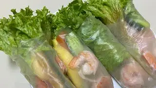 VIETNAMESE SPRING ROLLS #kanisalad #tipidresipe