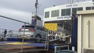 Wightlink Ferries Wight Sun at Yarmouth Ferry Terminal part 2 (16/09/2023)