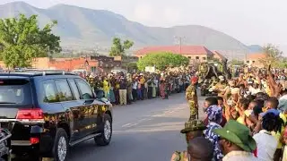 Museveni's historical visit to Kasese excites supporters, receives big cows