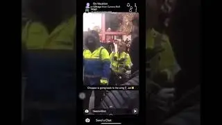 Police Woman gets beat up by man in streets of London | RAP CHAT