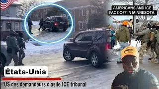 US immigration am&eacute;ricains and ICE et des demandeurs d'asile Live (Iba)