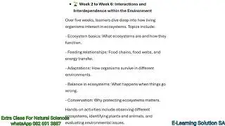 Grade 8 Natural Sciences Term 1 | All topics for test and Scope 2026