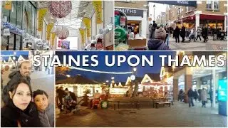 Staines upon Thames England | A glimpse of Staines-upon-Thames during Christmas Time | Staines