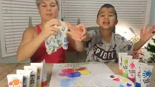 Review of Jar Melo Finger Paint for Toddlers,Washable,Non Toxic,Safe Kids Art Paint Kit Set